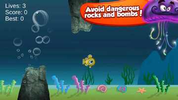 海鱼游戏冒险最新版(Splish-Splash Fish - Flappy Fin)预览图