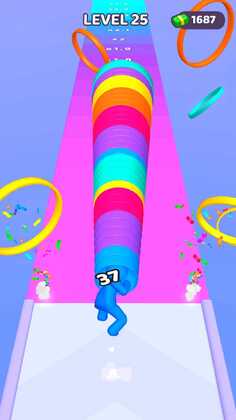 千层小子3D快跑与收集最新版(Layer Man)预览图