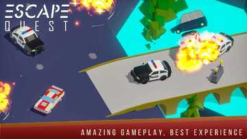 逃跑赛车特技最新版(Escape Quest)预览图