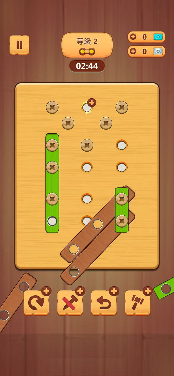 ƺ˿°(Wood Nuts & Bolts Puzzle)11.9׿ͼ1