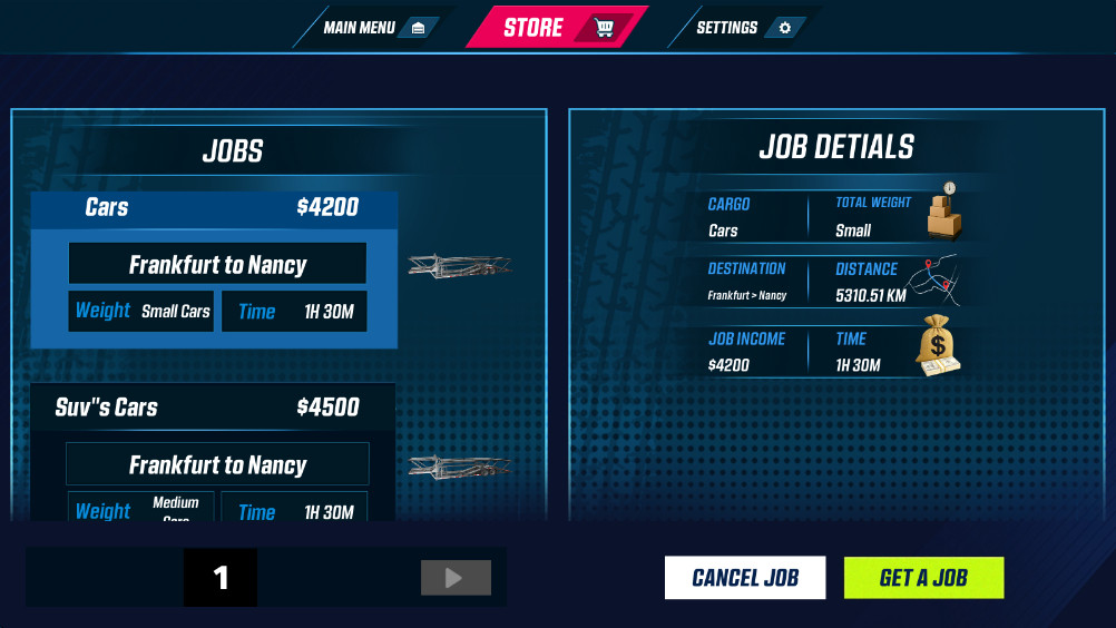 汽车卡车模拟最新版0.4安卓版截图3