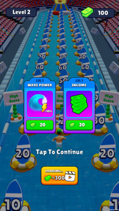 游泳冲刺最新版(Swimmer Rush)截图2