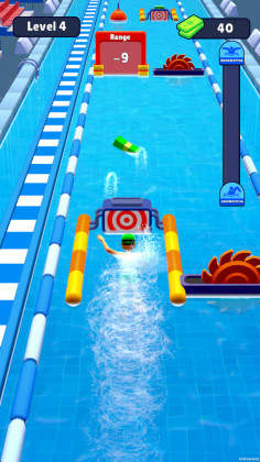 游泳冲刺最新版(Swimmer Rush)截图1