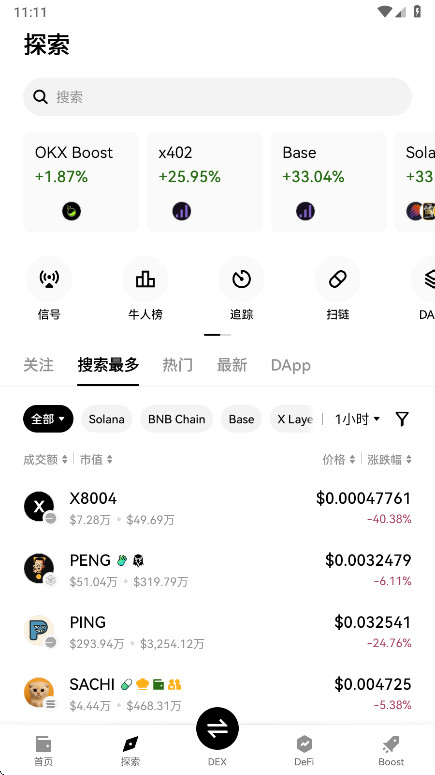 ooex交易所平台6.143.0安卓版截图2