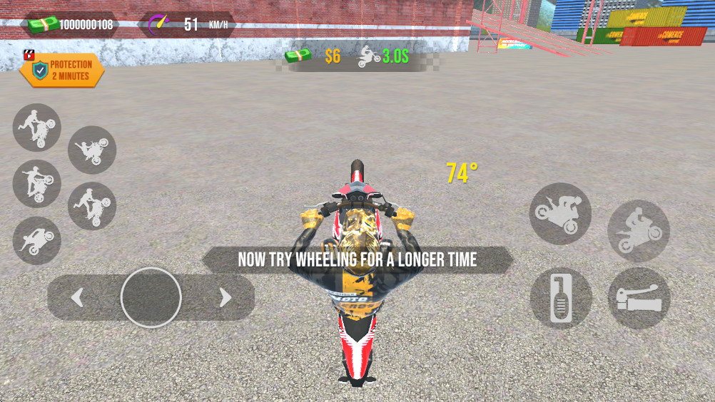 前轮特技摩托最新版1.6安卓版截图3