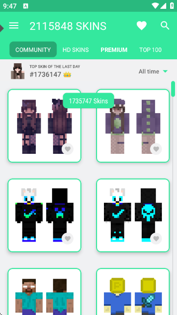 我的世界皮肤大师(SKINS MASTER for Minecraft)3.4.3最新版截图0