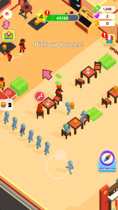 汉堡请来破解版无限金币(Burger Please!)截图1