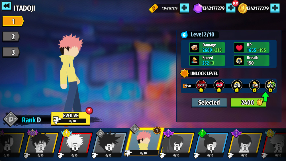 ħ֮ȻӰԾ°(Stickman Cursed: Phantom Fight)2.36׿ͼ2