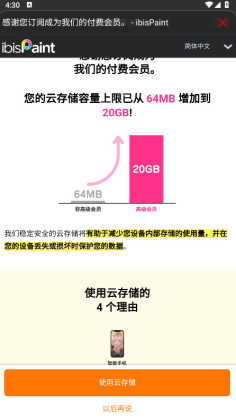 爱笔思画x破解版中文版笔刷全解锁(ibisPaint X)截图3