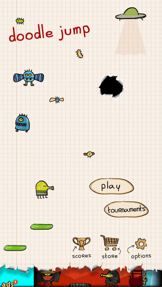ͿѻԾٷ(Doodle Jump)