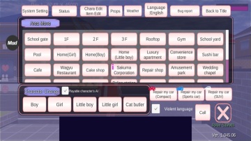 樱花校园模拟器破解版无敌版(SAKURA SchoolSimulator)截图1