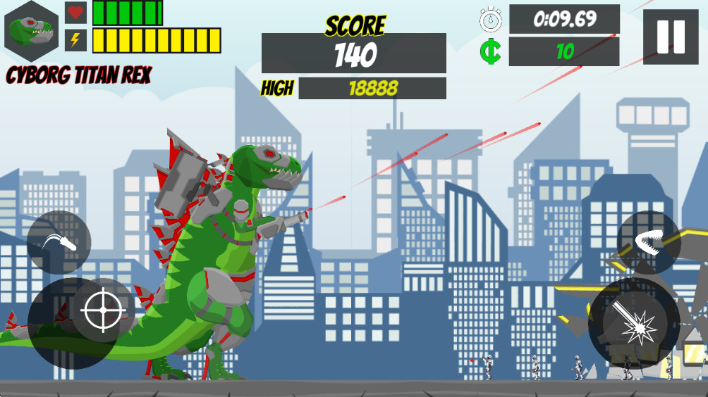 п񱩿°汾(Cyborg Titan Rex: City Rampage)1.6׿ͼ3