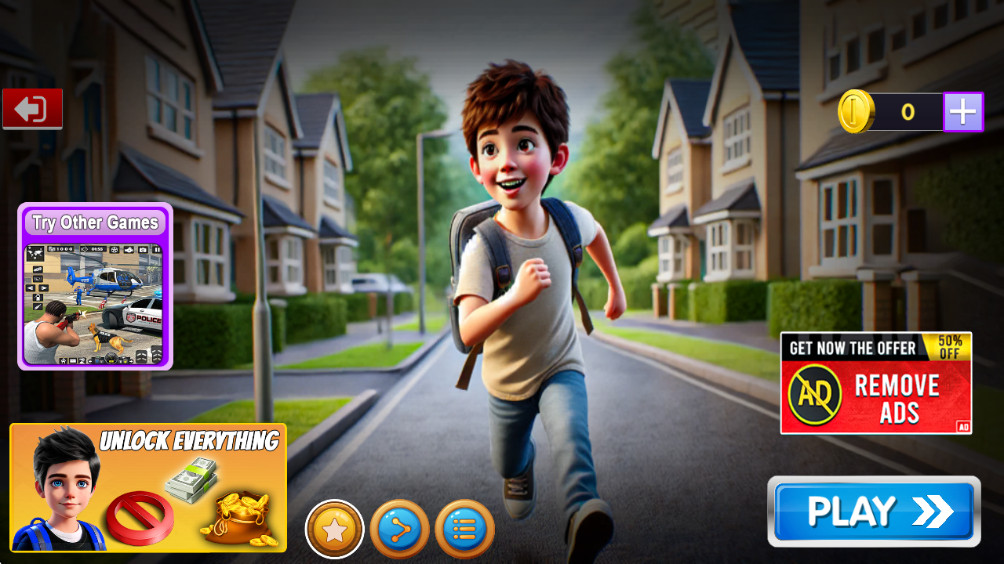 ҳߵкϷİ(Escape Parents House: Runaway)3.0°ͼ3