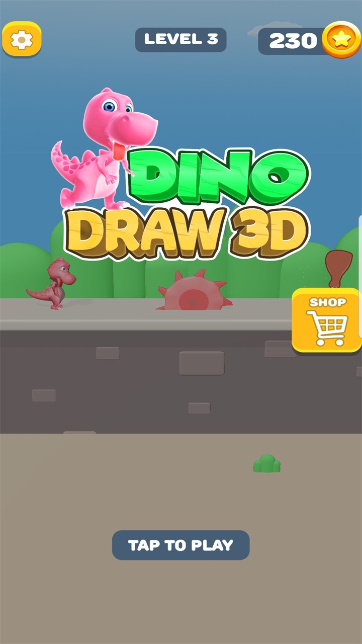 (Dino Draw 3D)0.3׿ͼ3
