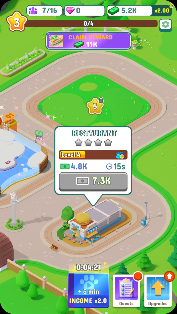 Դö԰°(Safari Tycoon: Idle Zoo Park)1.7.1׿ͼ2