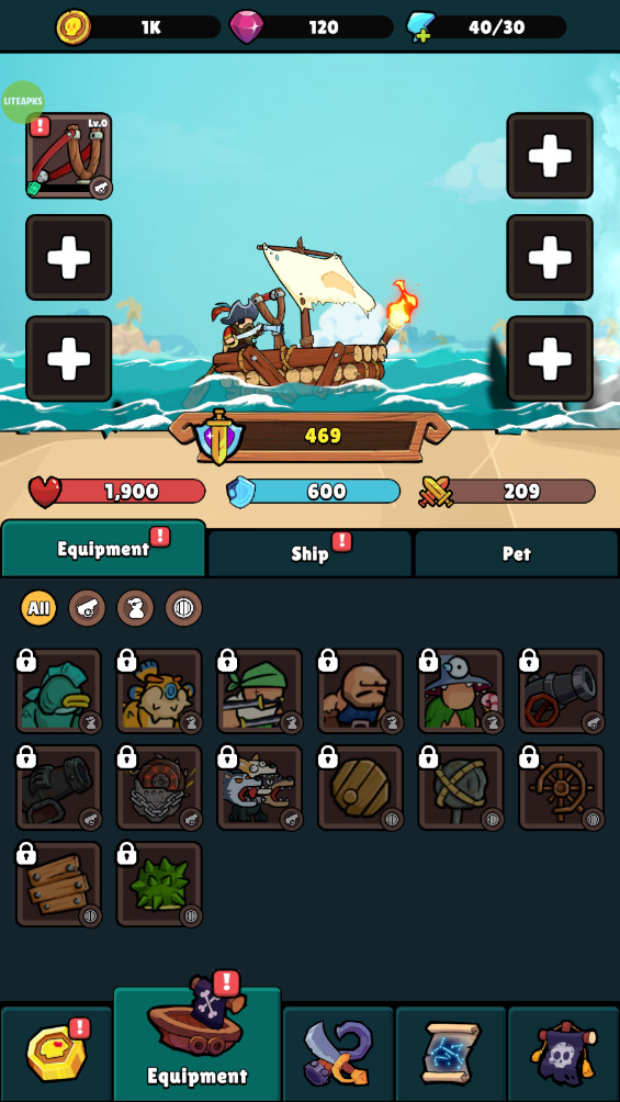 °汾(Pirate King: Tap Idle RPG)0.1.76ٷͼ1