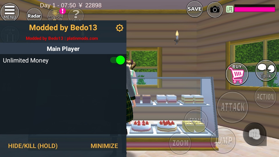 ӣУ԰ģƽò˵(SAKURA SchoolSimulator)