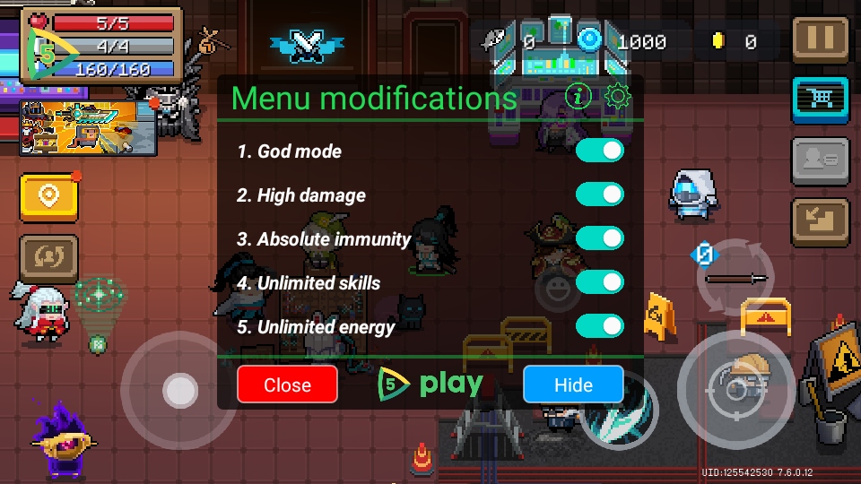 元气骑士国际服破解版内置修改器(Soul Knight)7.6.0安卓版截图0