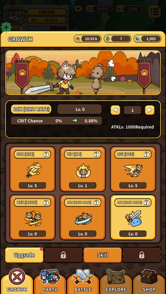 èè˵°(Cat Legends - Idle RPG)1.1.25׿ͼ2