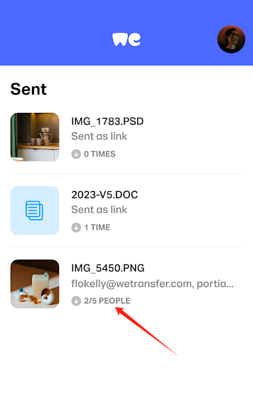 WeTransfer app3.2.9׿ͼ2