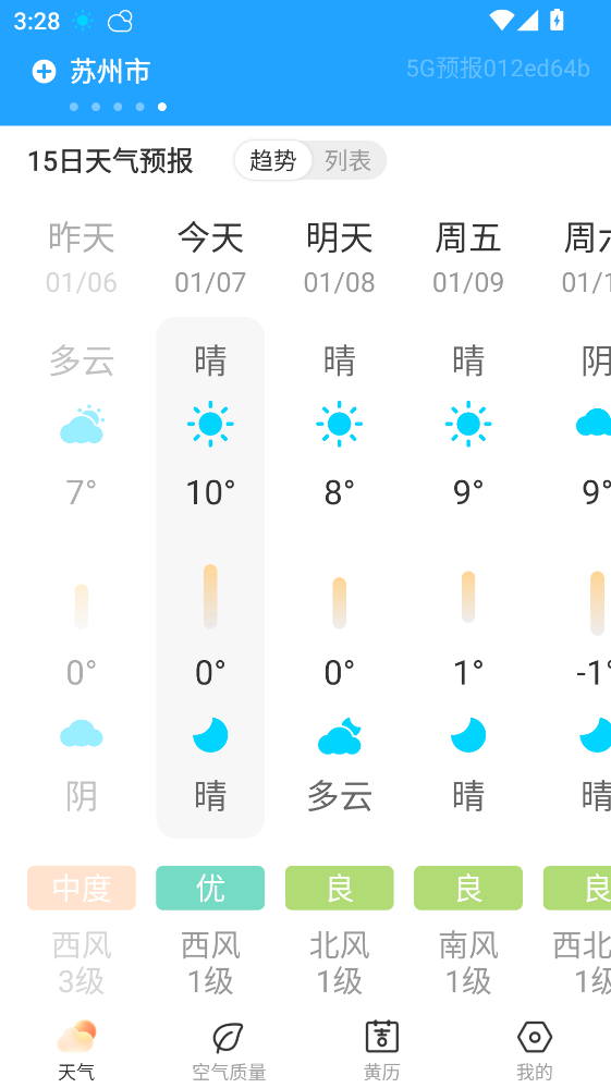 5G天气预报官方版 5G天气预报官方版