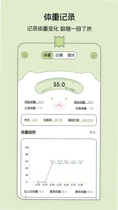 减肥打卡记录便签预览图