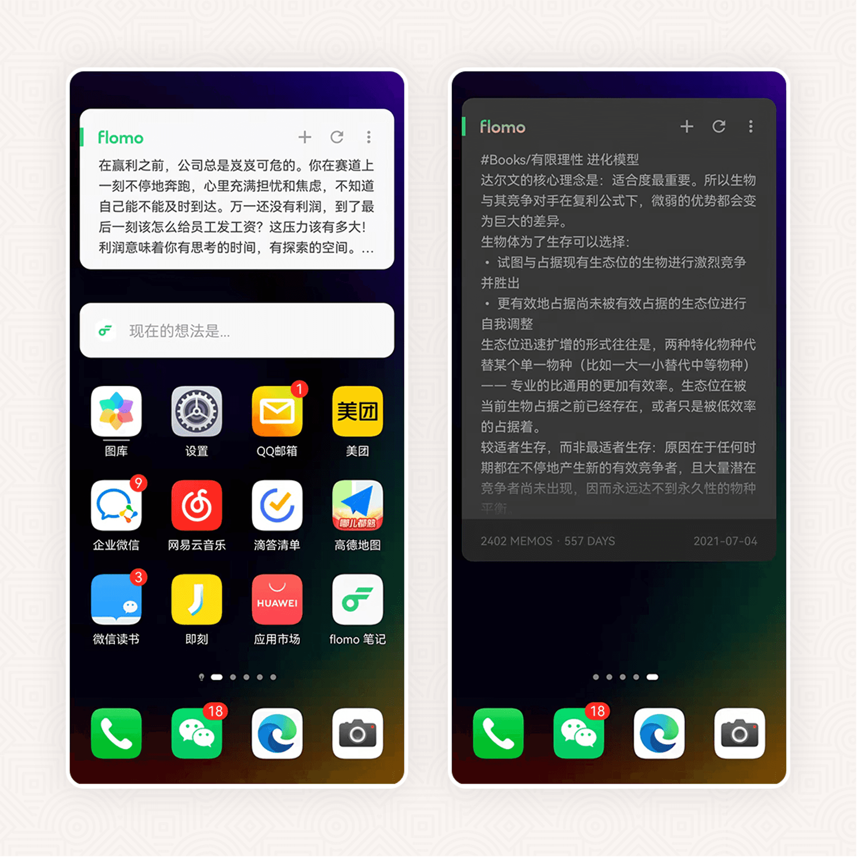 Dynamic Notes动态笔记标签设置操作图