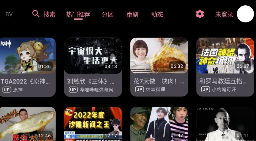 new BV TV版2026年使用状态配图