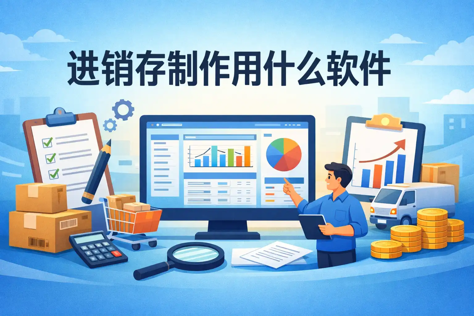 中小企业进销存软件怎么选实操配图