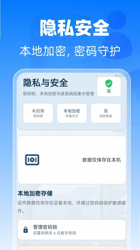个人身份电子管理预览图
