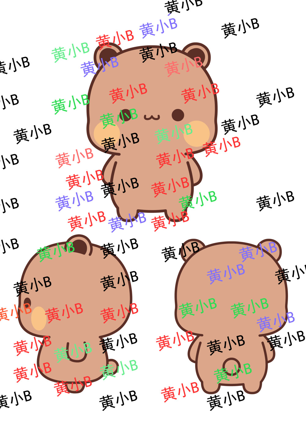 萌布形象新手错误对比图