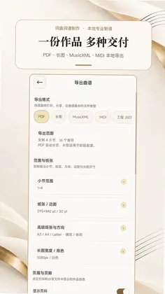 词曲词谱制作预览图