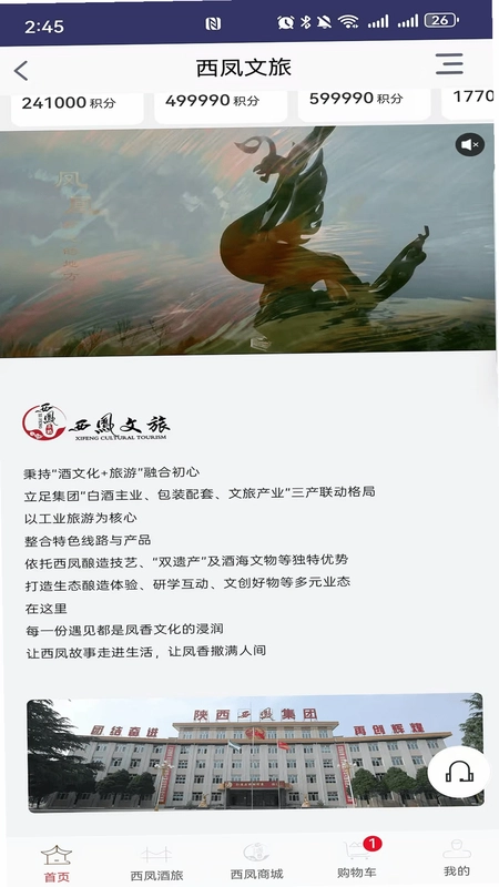 西凤文旅商城预览图