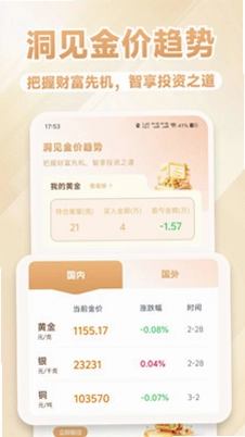 金价黄金价格查询预览图