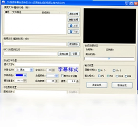 DV视频字幕合成伴侣软件预览图