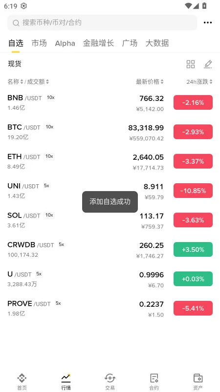 Bi an交易平台官方版预览图