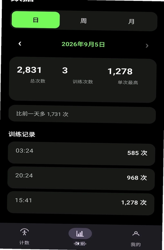 跳准跳绳计数预览图