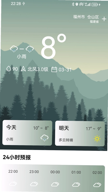 气象天气实时预报预览图