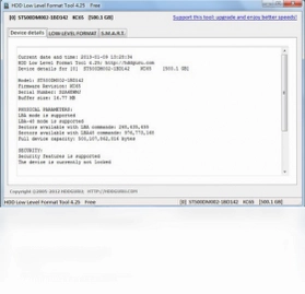 HDD Low Level Tool (硬盘低级格式化工具)预览图