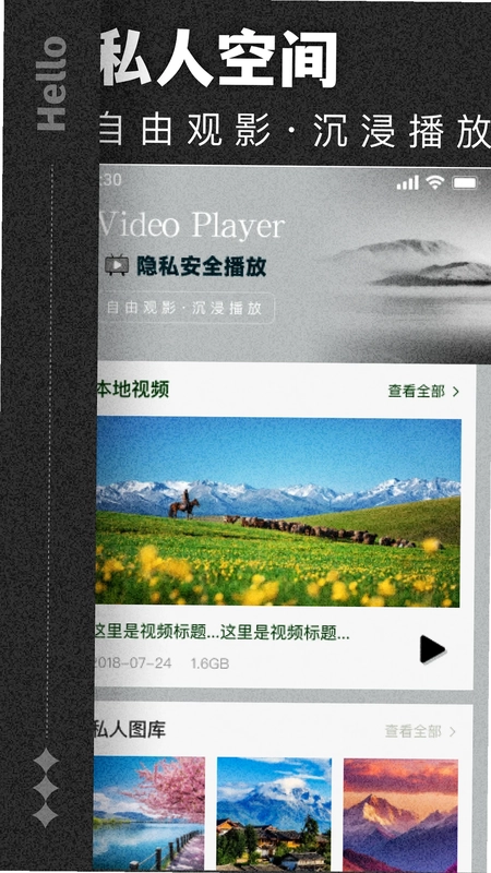 夸夸加密播放器预览图