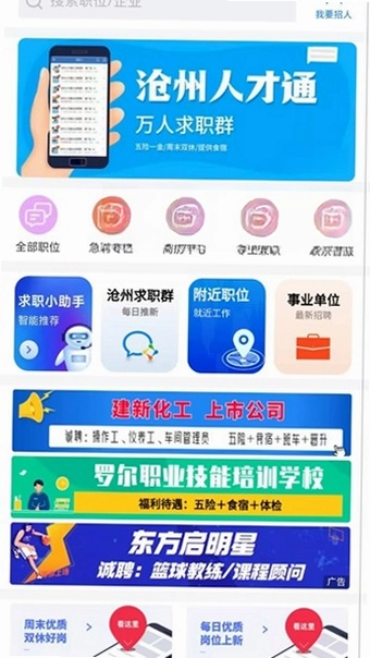 沧州人才通预览图