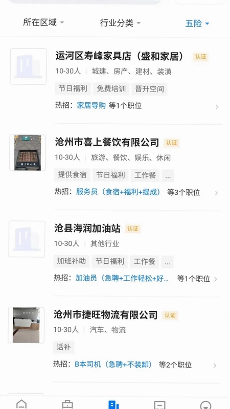 沧州人才通预览图