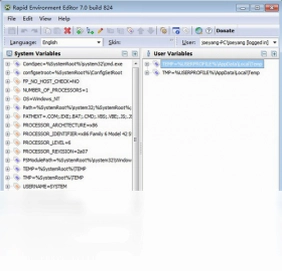 Rapid Environment Editor(快速环境变量编辑器)预览图