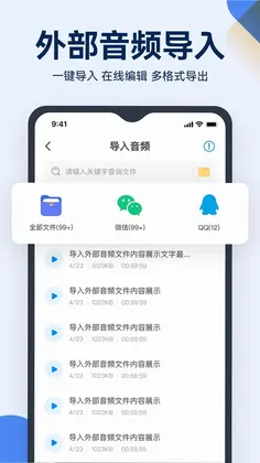 语音录音转文字预览图