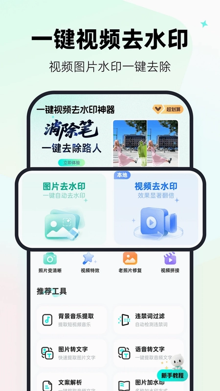 一键视频去水印神器预览图