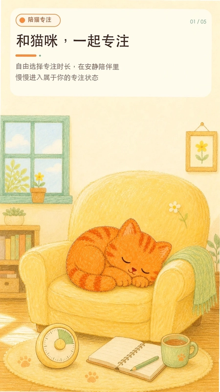 陪猫专注预览图