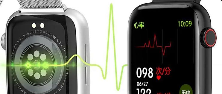 Health Ring与智能手表心率监测对比实拍图