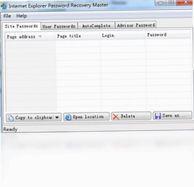 Internet Explorer Password Revealer(IE密码查看器)预览图