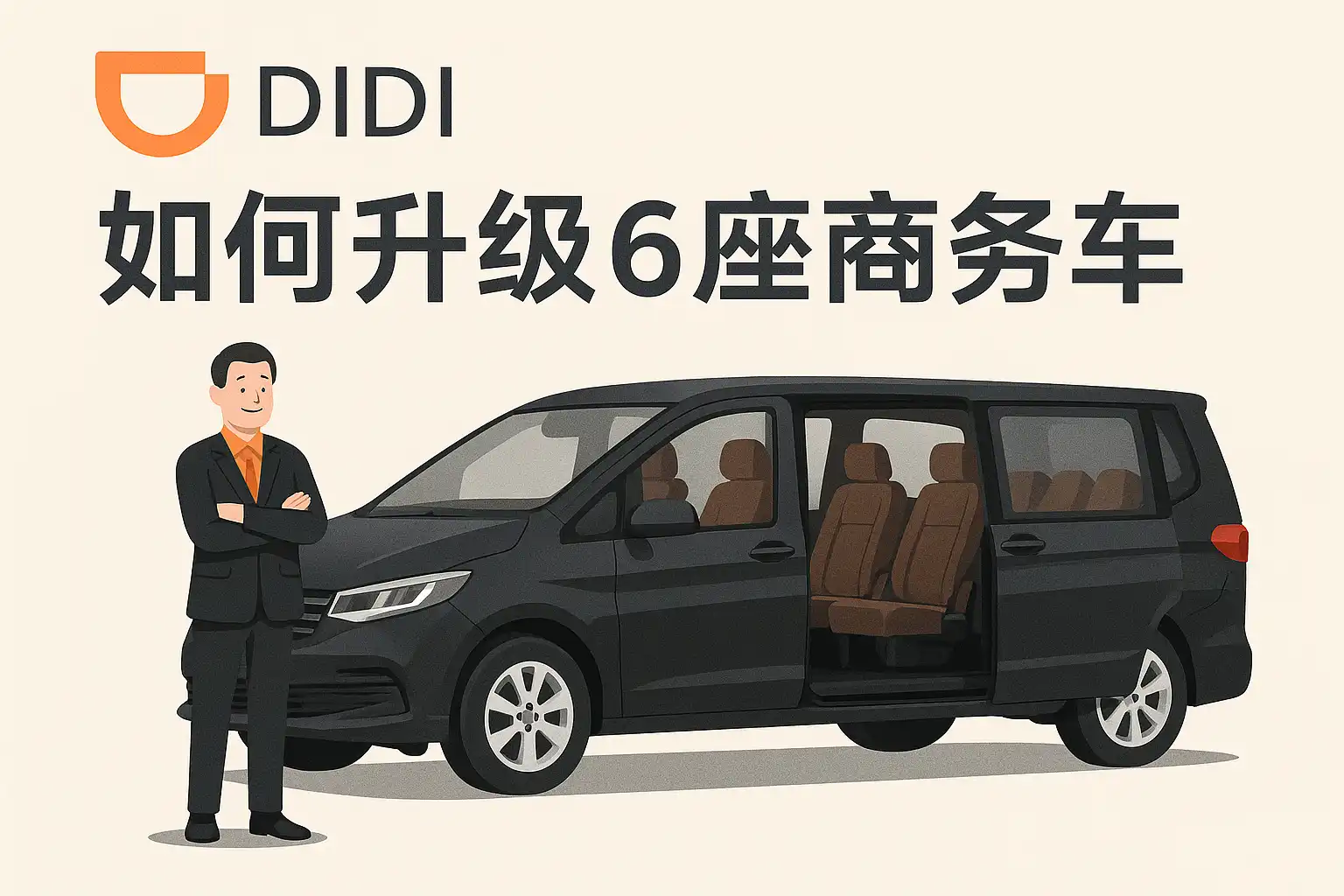 来回快车六人座车型选择界面