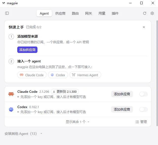 magpie官方正版(多模型统一网关工具)预览图